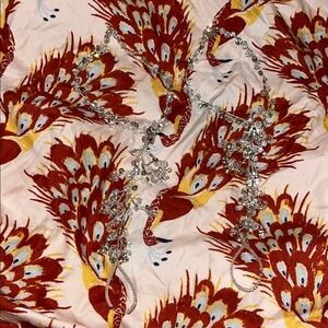 Silver Crystal Boho “shoe”